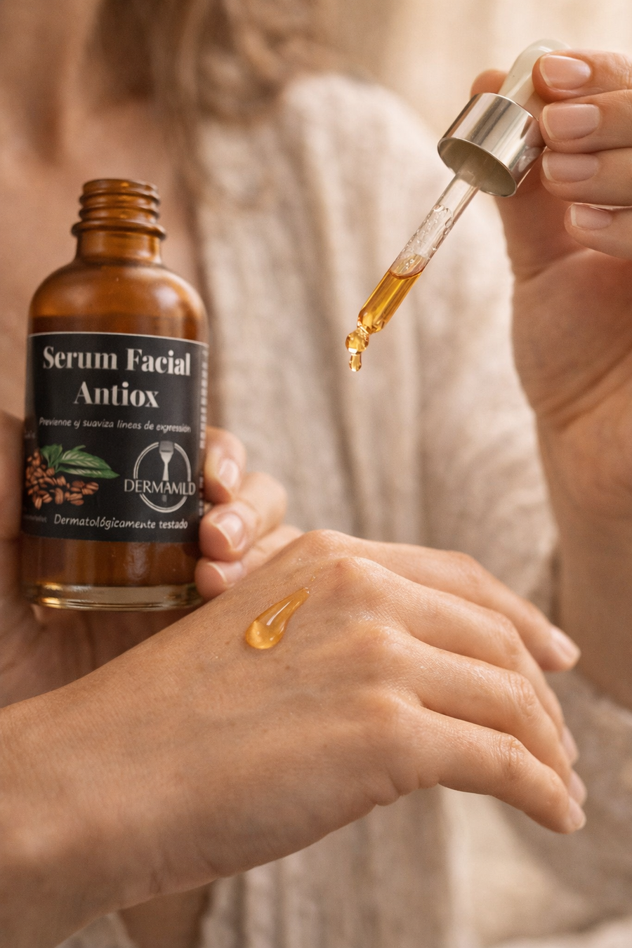Sérum nutritivo y antioxidante para piel sensible y primeras líneas